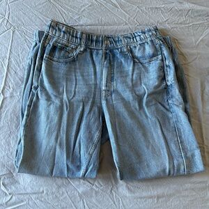 rag & bone Cotton Denim-Print Joggers